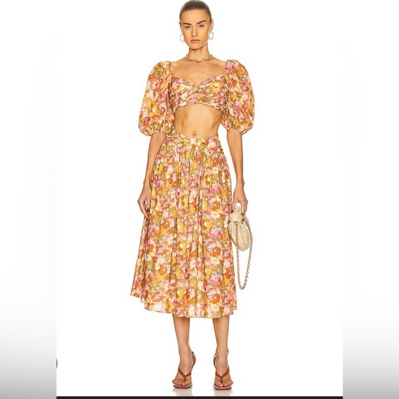 Zimmermann Dresses & Skirts - Zimmermann Floral skirt size 0P 100% cotton